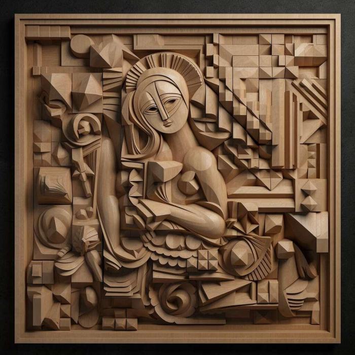 نموذج ثلاثي الأبعاد لآلة CNC 3D Art 